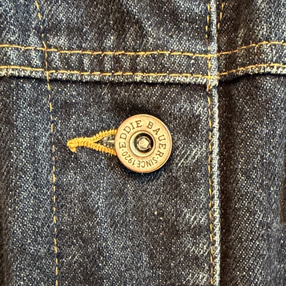 Eddie Bauer Women’s Dark Blue Jean Jacket - Picture 4 of 4